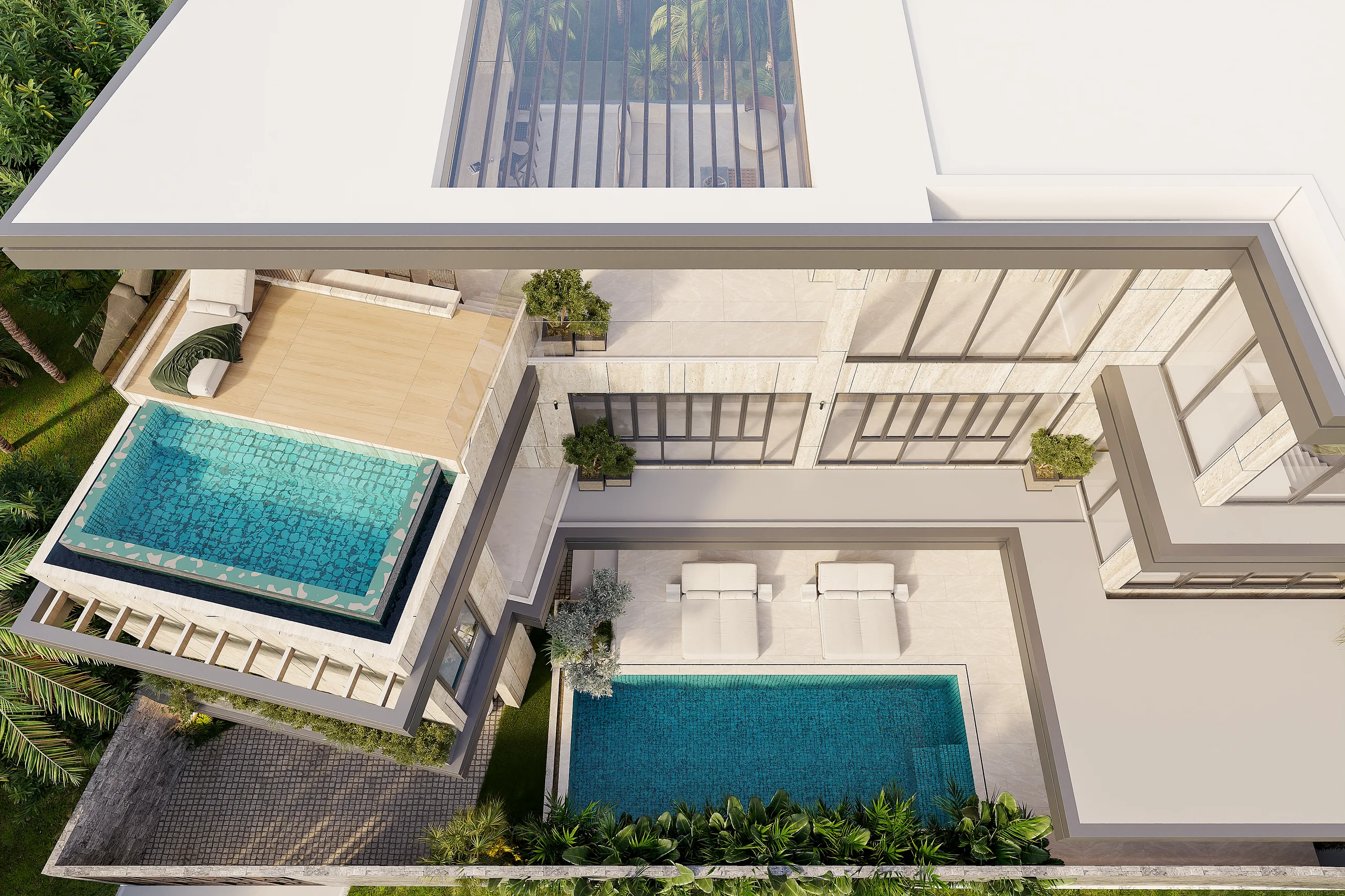 Villa Costera Wongamat rooftop terrace